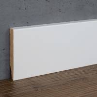 Südbrock | Sockelleiste "Ingolstadt" | 721.1058 | MDF | 10 x 58 x 2500 mm | Weiß | Eckig