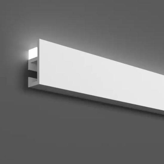 Elite Decor Stuckleiste KH903 Polyurethan 22 x 48 x 2000 mm Styropor Deckenleiste Weiß Elite Decor Stuckleiste KH903 Polyurethan 22 x 48 x 2000 mm Styropor Deckenleiste Weiß