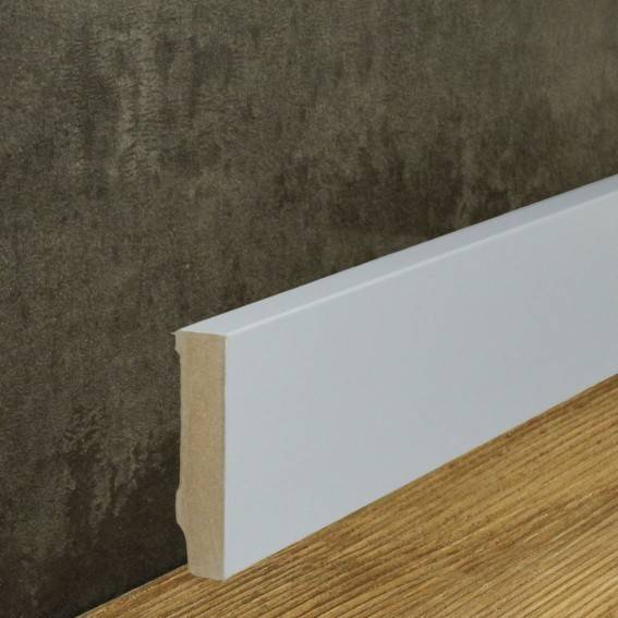 Südbrock | Klassische Sockelleiste 721.167 | 16 x 70 m | MDF-Kern Foliert | Weiß Südbrock | Klassische Sockelleiste 721.167 | 16 x 70 m | MDF-Kern Foliert | Weiß